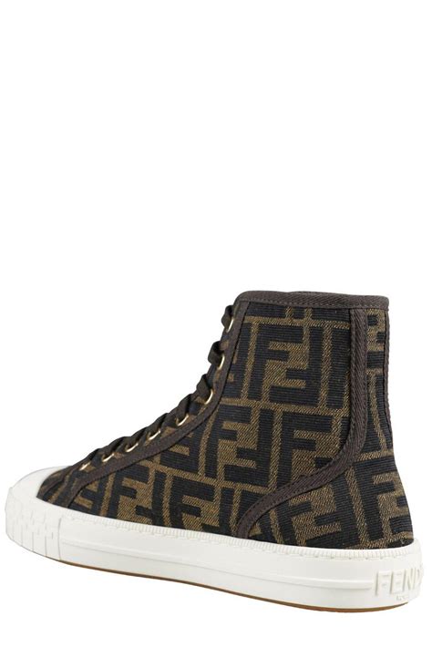 women's fendi high top sneakers|Fendi women sock sneakers.